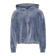 Sweat Zippé Bleu Fille Vero Moda Mathena pas cher