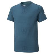 T-shirt Bleu Garçon Puma Mercedes 534044 pas cher