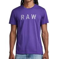 T-shirt Violet Homme G-Star Raw D22776 pas cher