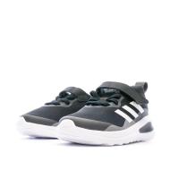 Baskets Noir scratch Garçon Adidas Fortarun vue 6