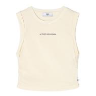 Camiseta sin mangas blanca para niña «Le Temps Des Cerises» GTODE barato