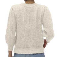 Pull Beige Femme Vero Moda Vigga vue 2