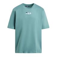 T-shirt Bleu Homme Fila Embroidered pas cher