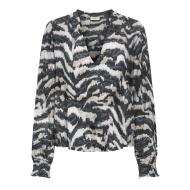 Blouse Noir/Beige Femme JDY Pepper pas cher