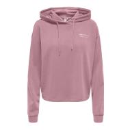 Sweat à Capuche Rose Femme Only Play Life pas cher