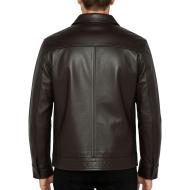 Blouson Marron Homme Schott LCADAMBRO vue 2