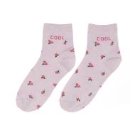 Stella Green Cool Women’s Pink Floral Socks