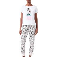 Pyjama Blanc/Noir Femme Disney Good Vibes Minnie pas cher