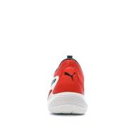 Chaussures de Basketball Blanche/Noire/Rouge Homme Puma Court Rider vue 3