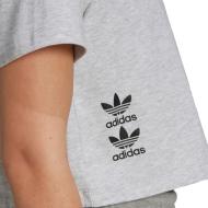 T-shirt Gris Femme Adidas H22755 vue 3