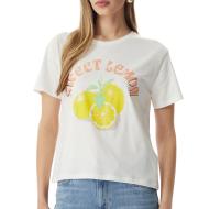 Morgan DLEMON Camiseta blanca de mujer barato