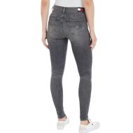 Jean Slim Gris Femme Tommy Hilfiger Nora vue 2