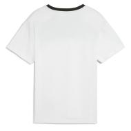 T-shirt Blanc/Noir/Gris Garçon Puma Power Colorblock vue 2