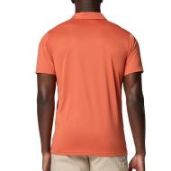 Polo Orange Homme Columbia Hike vue 2