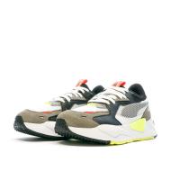 Baskets Blanches/Noires/Jaunes Garçon Puma Rs-z Energy vue 6