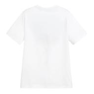 T-shirt Blanc Garçon Guess L021 vue 2