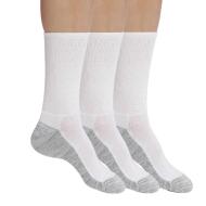 X3 Paires de Chaussettes Blanc/Gris Homme Dim Sport vue 2