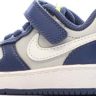 Baskets Bleu/Gris Garçon Nike Court Borough 2 vue 7