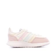 Basket Blanche/Rose Fille Bébé Adidas Retropy F2 El I vue 2