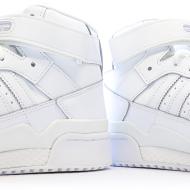 Baskets Blanches Homme Adidas Forum Mid vue 7
