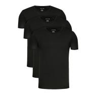 x3 T-shirt Noir Homme Lacoste TH3321-031 pas cher