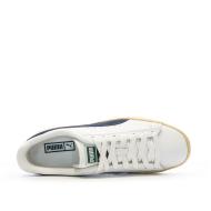 Baskets Blanc/Marine Homme Puma Clyde Vintag vue 5