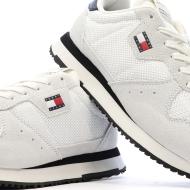 Weiße/marineblaue Herren-Sneaker Tommy Hilfiger Eva Runner Leather Ansicht 7