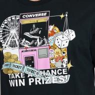 T-shirt Noir Homme Converse Claw Machine vue 3