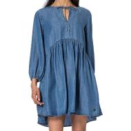Robe Bleu Femme Superdry Tencel