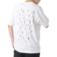 T-shirt Blanc Homme New Balance MT41590 vue 2