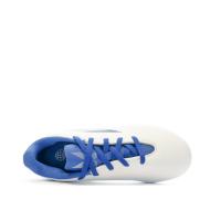 Chaussures de football Blanche/Bleu Garçon Adidas X Speedflow.4 Fxg J vue 4