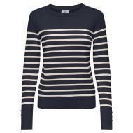 Pull Marine Femme JDY Maloun 15312026 vue 3