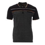 Polo Noir Homme RMS26 91185 pas cher