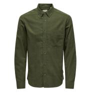 Chemise Kaki Homme Only & Sons Gudmund vue 3