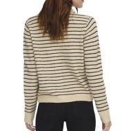 Gilet Beige/Noir Femme Only Chester vue 2