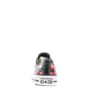 Baskets Noir/Rouge Femme Converse Chuck Taylor vue 3