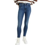 Jeans 721 Bleu Brut Skinny Femme Levi's High Rise Skinny Dark Indi pas cher