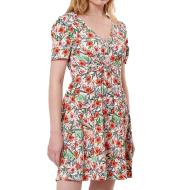 Robe Blanche à Motifs Femme Kaporal Gael