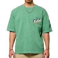 T-Shirt Vert Homme Kaporal BAXH pas cher
