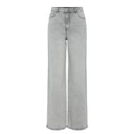 Jean Loose Gris Femme Pieces Elmae pas cher