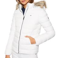 Doudoune Blanc à capuche Femme Tommy Jeans