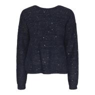 Gilet Marine Femme Pieces Nilja vue 2