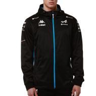 Veste Noire/Turquoise Homme Kappa Adrafi pas cher