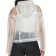 Veste Blanche Femme Nike Transparente vue 2