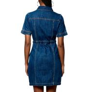 Robe en Jean Bleu Moyen Femme Kaporal Brat vue 2