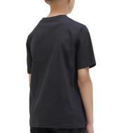 T-Shirt Noir Garçon Jack & Jones Cotier vue 2