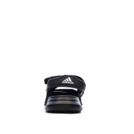 Sandalias negras Adidas Altaswim para niños ver 3