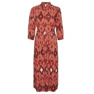Women's Pink Dress Vero Moda Mille 3/4 Photo of the Espace des Marques %store% store - view of %key%