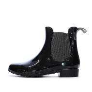 Bottine de Pluie Noir/Argenté Femme Les Tropéziennes Rainboo pas cher