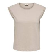 T-Shirt Beige Femme JDY Salva vue 2